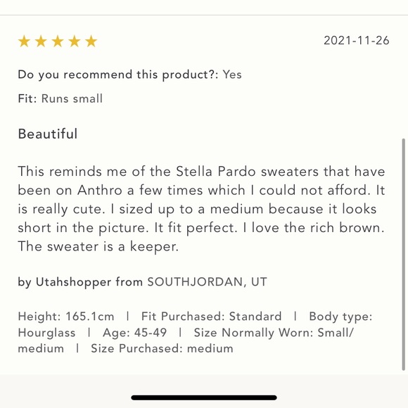 Anthropologie NWT Textured Floral Sweater Size M.***Coming soon*** - Picture 7 of 8